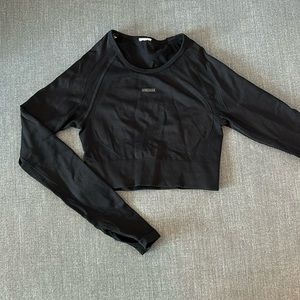 Gymshark Long Sleeve Cropped Top Size Small